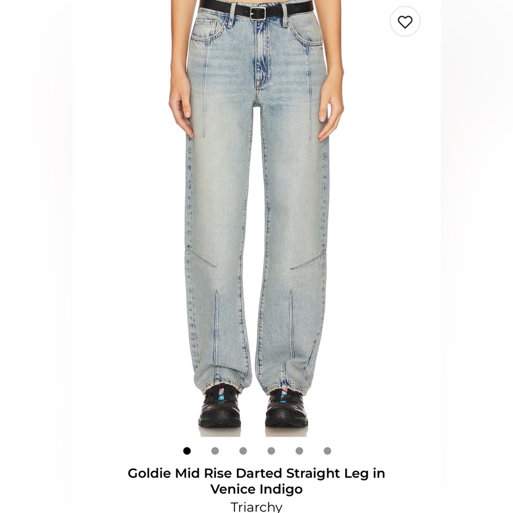 Goldie mid rise darted Straight Leg Women’s Jeans Venice indigo